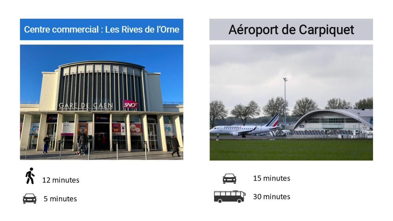 Cocon Cosy Et Verdoyant - Private Parking, Breakfast, Wifi, Netflix Caen Exterior foto